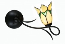 Tiffany Wandleuchte/Deckenleuchte Lovely Flower Yellow