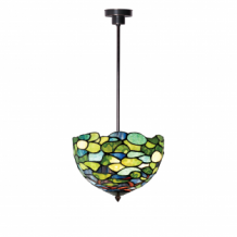 Tiffany Kantige Pendelleuchte Hortensie