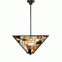 Tiffany Kantige Pendelleuchte Fallingwater