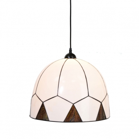 French Art Deco Tiffany Hängeleuchte Carraway Vintage