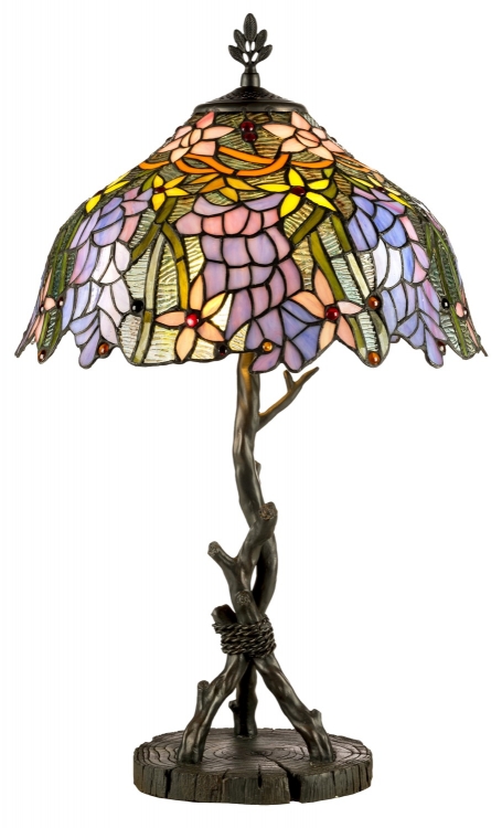 Tiffany Tischleuchte Malaga P9