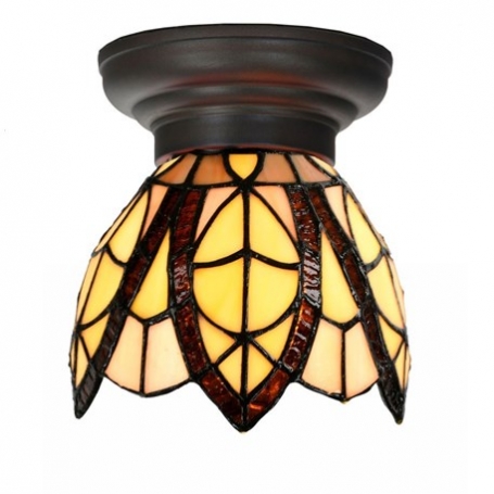 Niedrige Tiffany Deckenleuchte Flow Souplesse small