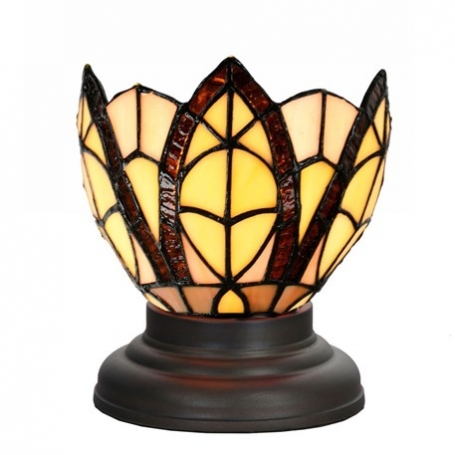 Niedrige Tiffany Tischlampe Flow Souplesse small
