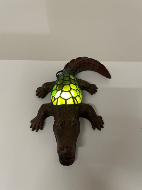 Tiffany Lampe Krokodil