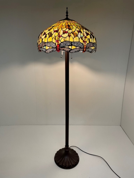 Tiffany Stehleuchte Dragonfly Green 51 Straight