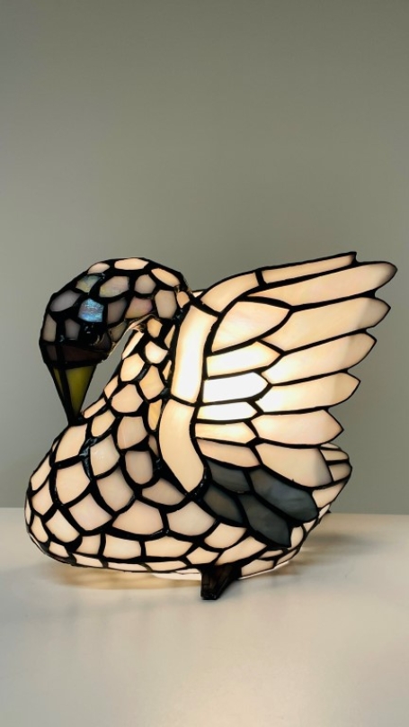 Tiffany tischleuchte Swan