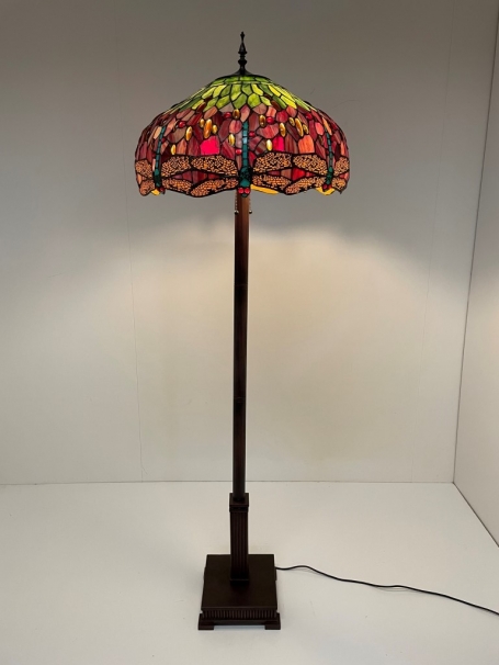 Tiffany Stehlampe 51cm Dragonfly Base II