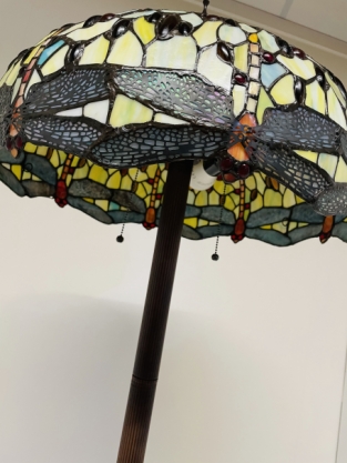 Tiffany Stehlampe Dragonfly Green 51 Base