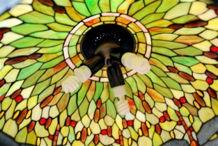 Tiffany Pendelleuchte Dragonfly Green 50/98