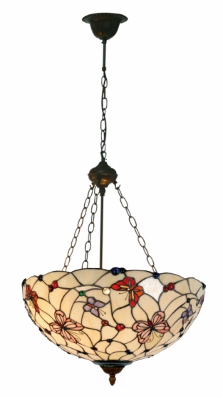 Tiffany Hängelampe Ø 50cm Papillon 8842