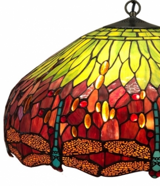 Tiffany Hängelampe Ø60cm Libelle 97
