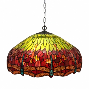 Tiffany Hängelampe Ø60cm Libelle 97