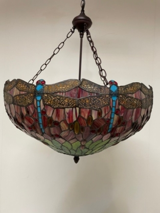 Tiffany Hängelampe Ø60cm Dragonfly 8842
