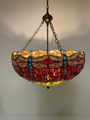 Tiffany Hängelampe Ø60cm Dragonfly 8842