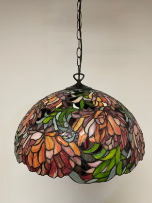 Tiffany Hängelampe Peony 50/98 3 Fassungen
