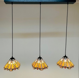 Tiffany Pendelleuchte Wyber 25 Triple