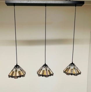 Tiffany Pendelleuchte Wyber 25 Triple
