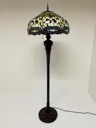 Tiffany Stehleuchte Dragonfly Green 51 Deluxe