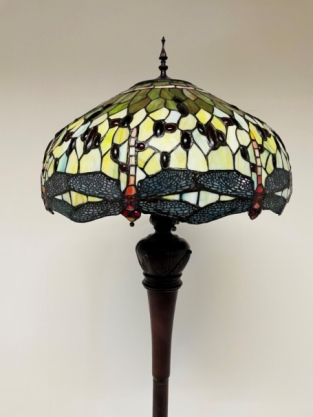 Tiffany Stehleuchte Dragonfly Green 51 Deluxe