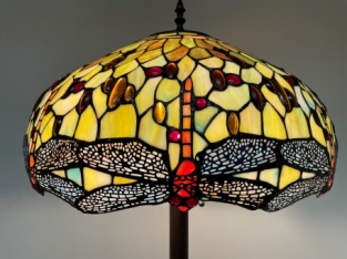 Tiffany Stehleuchte Dragonfly Green 51 Straight