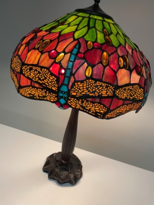 Tiffany Tischleuchte Dragonfly 40 P6