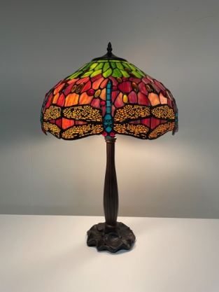 Tiffany Tischleuchte Dragonfly 40 P6