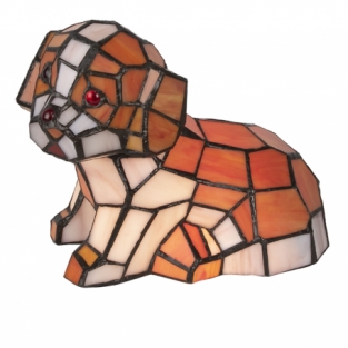 Tiffany Tischlampe Hund