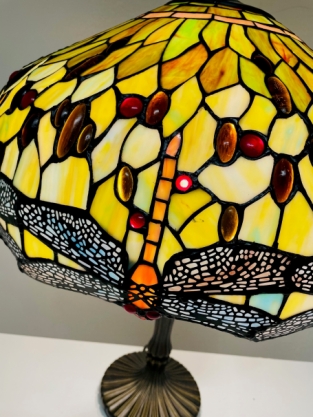 Tiffany tafellamp Ø 50cm Dragonfly Green  5813