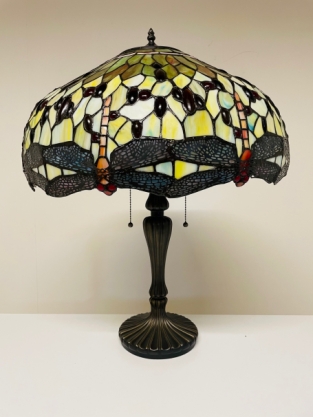 Tiffany tafellamp Ø 50cm Dragonfly Green  5813