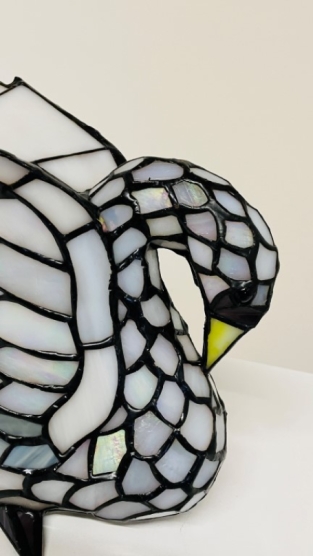 Tiffany tischleuchte Swan