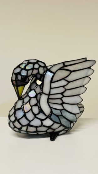 Tiffany tischleuchte Swan