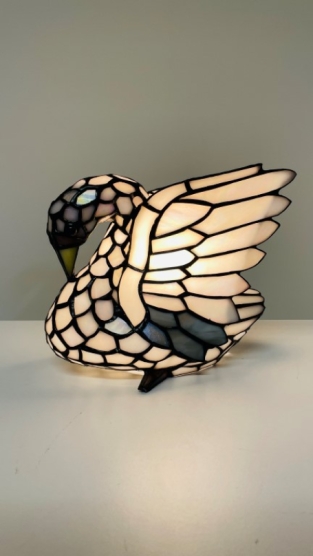 Tiffany tischleuchte Swan