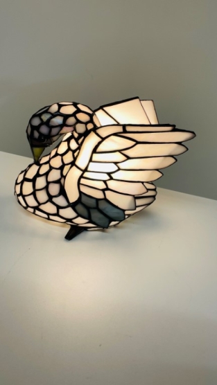 Tiffany tischleuchte Swan