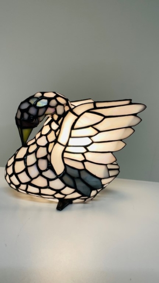 Tiffany tischleuchte Swan