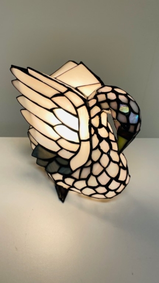 Tiffany tischleuchte Swan