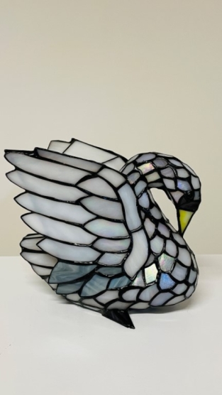 Tiffany tischleuchte Swan