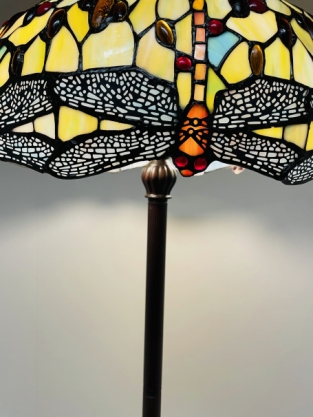Tiffany vloerlamp Dragonfly Green 51 Rich