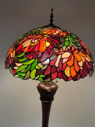 Tiffany Stehleuchte Peony 50 De Luxe