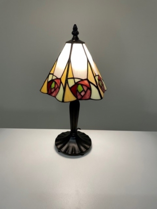 Tiffany Tischlampe Tiffany tafellamp Rose Charles Mackintosh
