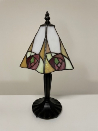 Tiffany Tischlampe Tiffany tafellamp Rose Charles Mackintosh